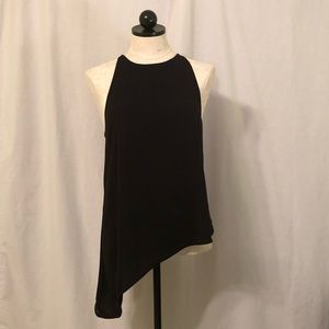 Asymmetrical Black Blouse | H&M